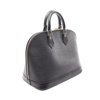 アルマ エピ ノワール ハンドバッグ レザー ブラック ルイヴィトン バッグ LOUIS VUITTON