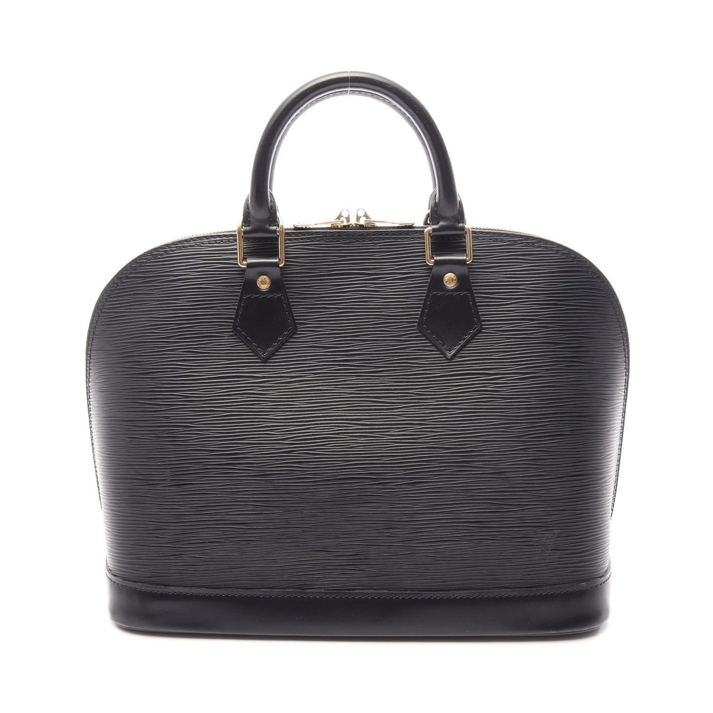 アルマ エピ ノワール ハンドバッグ レザー ブラック ルイヴィトン バッグ LOUIS VUITTON