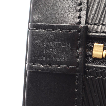 アルマ エピ ノワール ハンドバッグ レザー ブラック ルイヴィトン バッグ LOUIS VUITTON