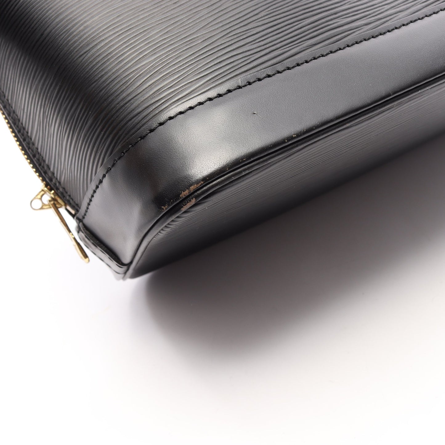アルマ エピ ノワール ハンドバッグ レザー ブラック ルイヴィトン バッグ LOUIS VUITTON