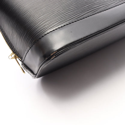 アルマ エピ ノワール ハンドバッグ レザー ブラック ルイヴィトン バッグ LOUIS VUITTON
