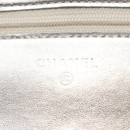 マトラッセ チェーンウォレット レザー シルバー シルバー金具 シャネル バッグ CHANEL