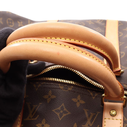 キーポル50 モノグラム ボストンバッグ PVC レザー ブラウン ルイヴィトン バッグ LOUIS VUITTON