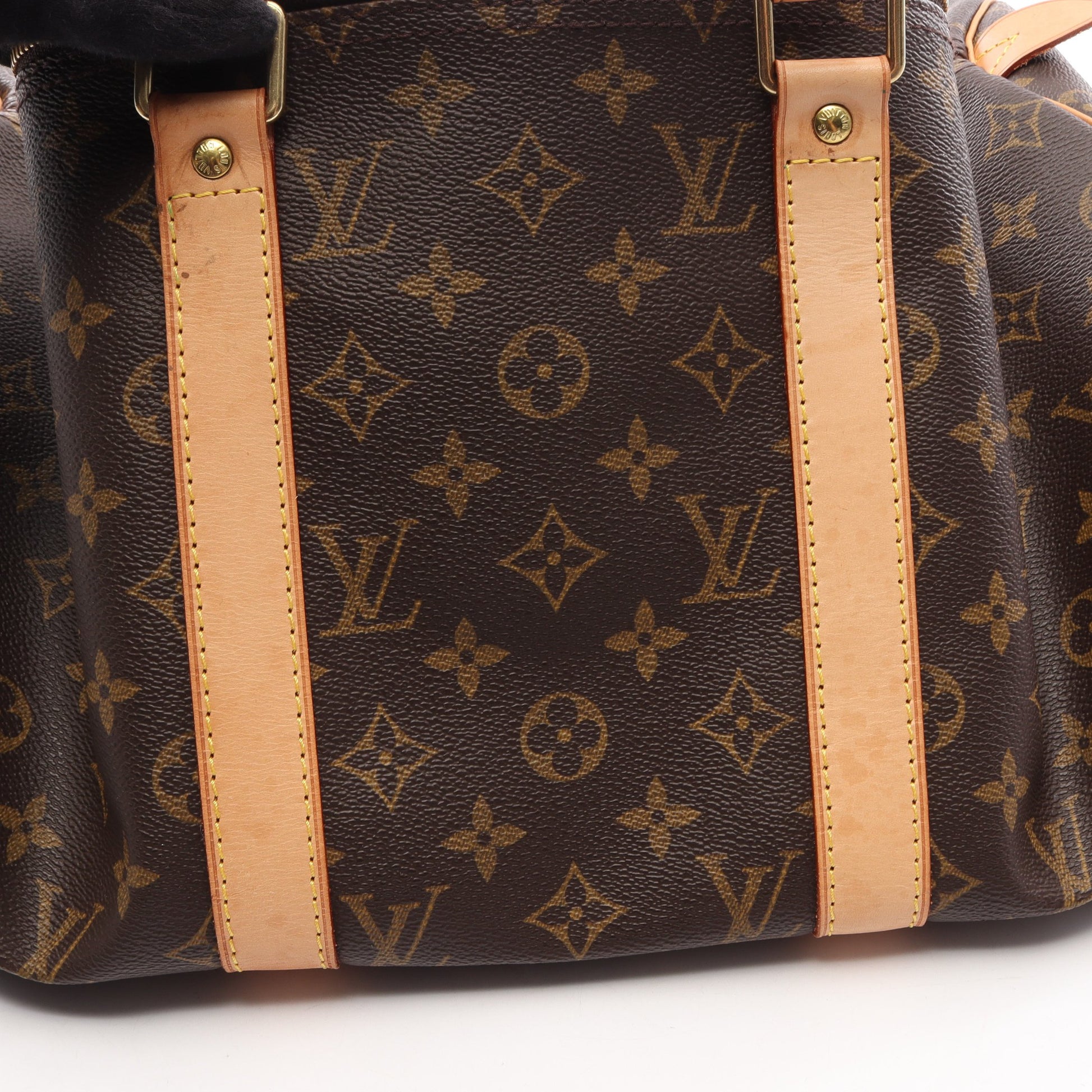 キーポル50 モノグラム ボストンバッグ PVC レザー ブラウン ルイヴィトン バッグ LOUIS VUITTON