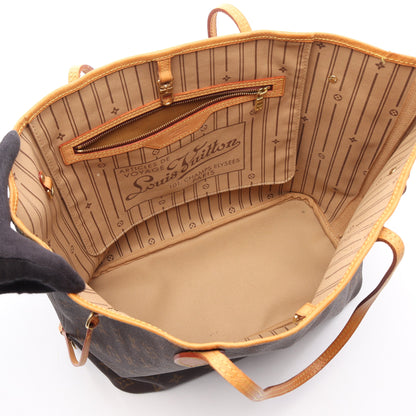 ネヴァーフルMM モノグラム ショルダーバッグ トートバッグ PVC レザー ブラウン ルイヴィトン バッグ LOUIS VUITTON
