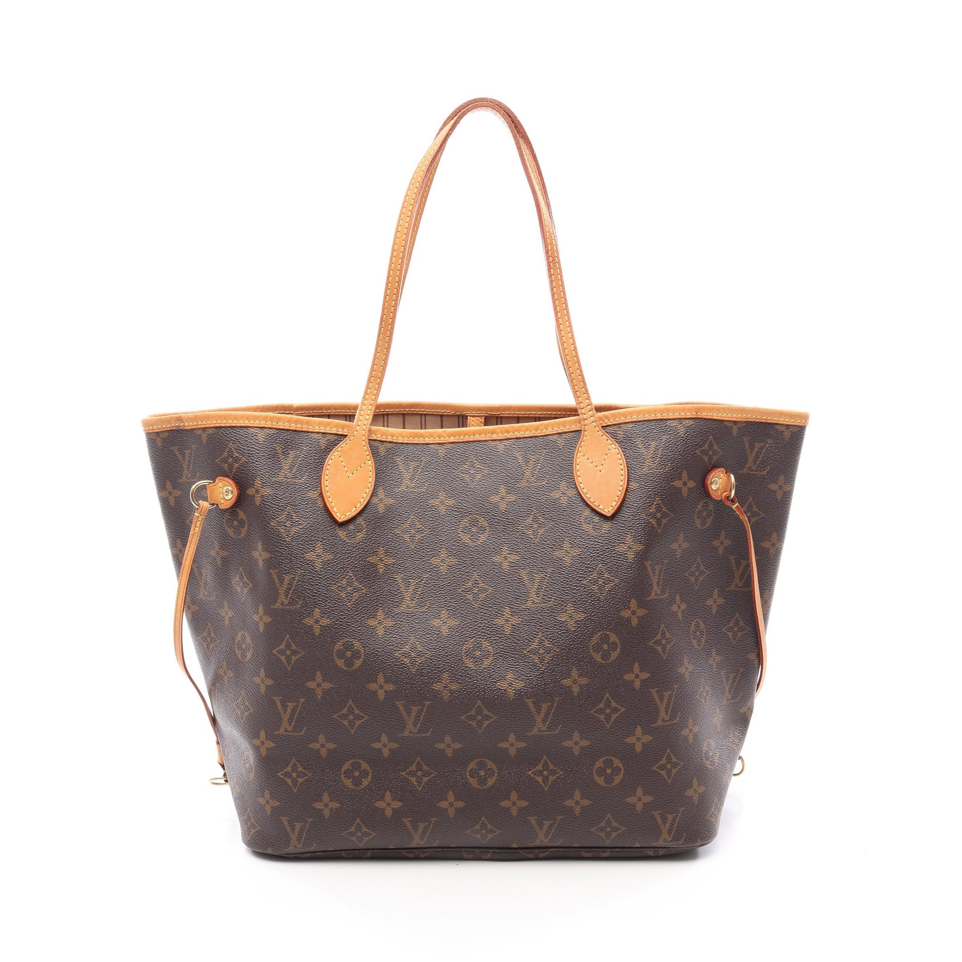 ネヴァーフルMM モノグラム ショルダーバッグ トートバッグ PVC レザー ブラウン ルイヴィトン バッグ LOUIS VUITTON