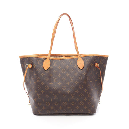 ネヴァーフルMM モノグラム ショルダーバッグ トートバッグ PVC レザー ブラウン ルイヴィトン バッグ LOUIS VUITTON