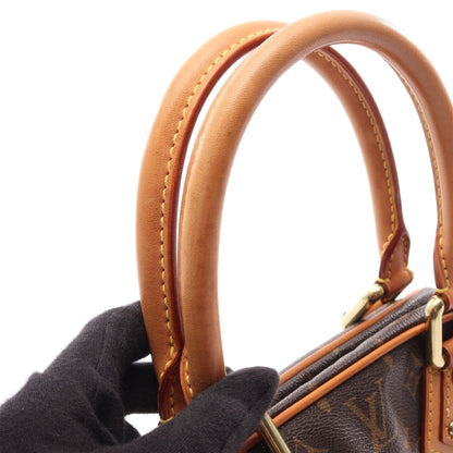 マンハッタンPM モノグラム ハンドバッグ PVC レザー ブラウン ルイヴィトン バッグ LOUIS VUITTON