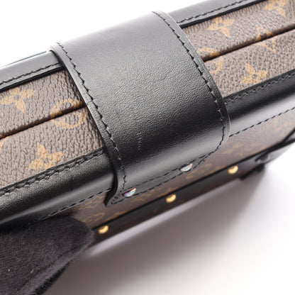 プティット マル モノグラム ショルダーバッグ PVC レザー ブラウン ブラック ルイヴィトン バッグ LOUIS VUITTON