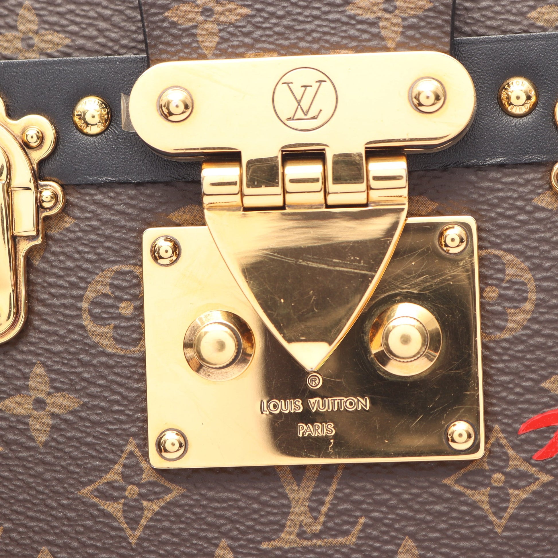 プティット マル モノグラム ショルダーバッグ PVC レザー ブラウン ブラック ルイヴィトン バッグ LOUIS VUITTON