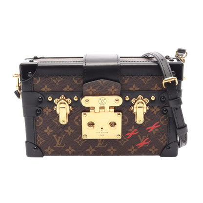 プティット マル モノグラム ショルダーバッグ PVC レザー ブラウン ブラック ルイヴィトン バッグ LOUIS VUITTON