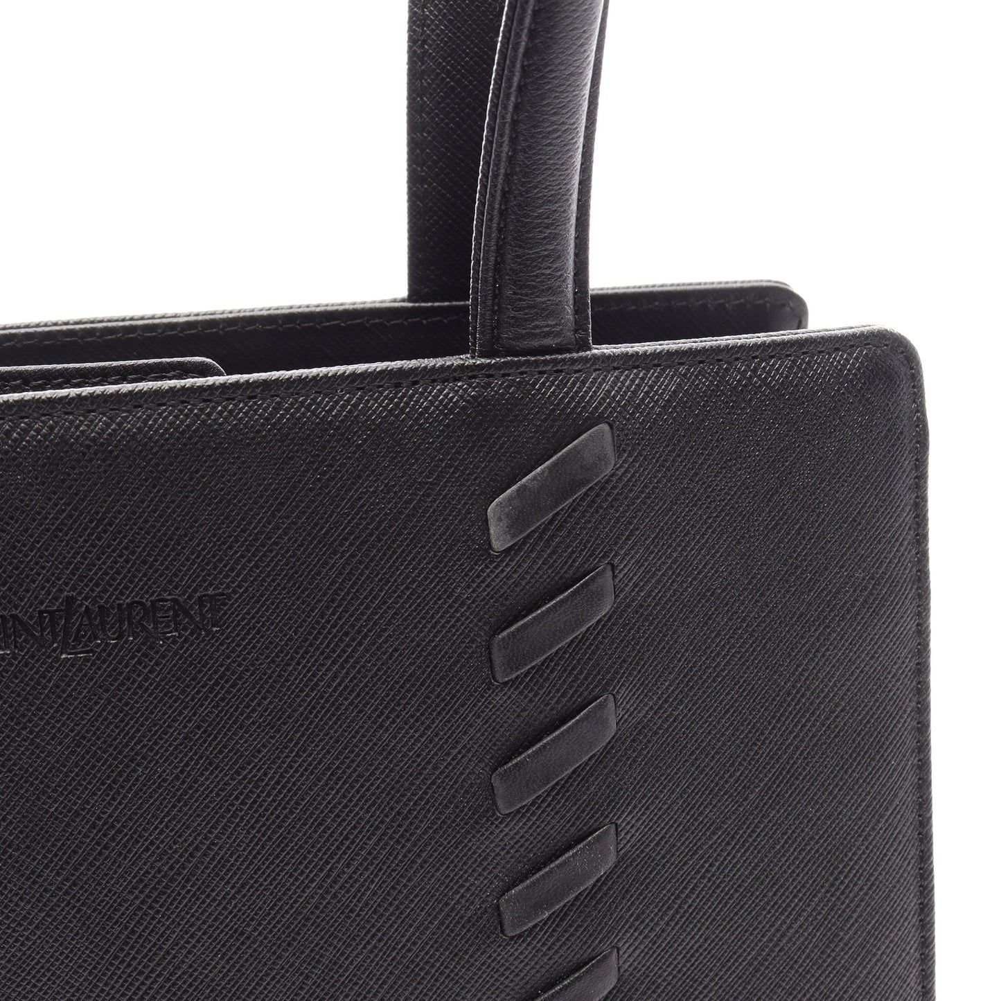 ハンドバッグ トートバッグ レザー ブラック イヴサンローラン バッグ YVES SAINT LAURENT