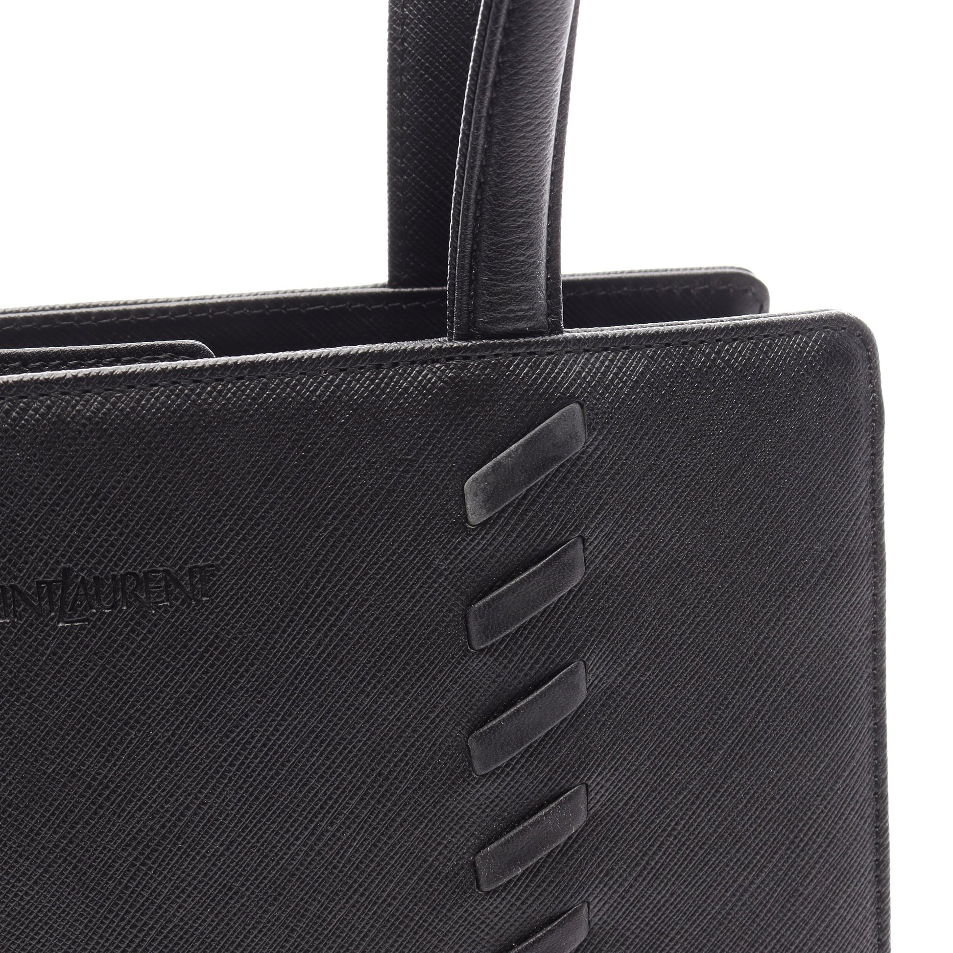 ハンドバッグ トートバッグ レザー ブラック イヴサンローラン バッグ YVES SAINT LAURENT