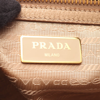 VITELLO PHENIX 2WAY ハンドバッグ レザー ピンクベージュ プラダ バッグ PRADA
