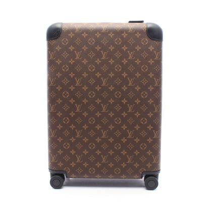 ホライゾン55 モノグラムマカサー キャリーケース スーツケース PVC レザー ブラウン ブラック ルイヴィトン バッグ LOUIS VUITTON