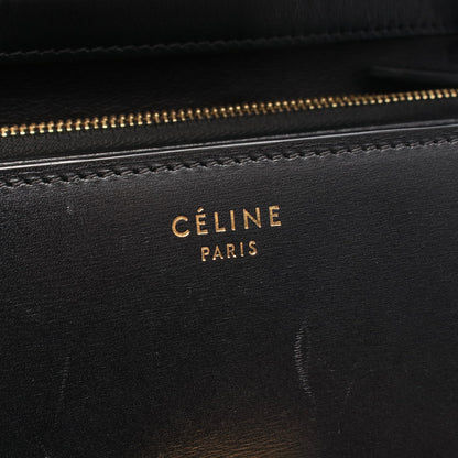 クラシックボックス ミディアム ショルダーバッグ レザー ブラック セリーヌ バッグ CELINE
