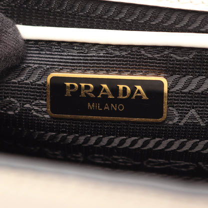 チェーンショルダーバッグ サフィアーノレザー ホワイト プラダ バッグ PRADA