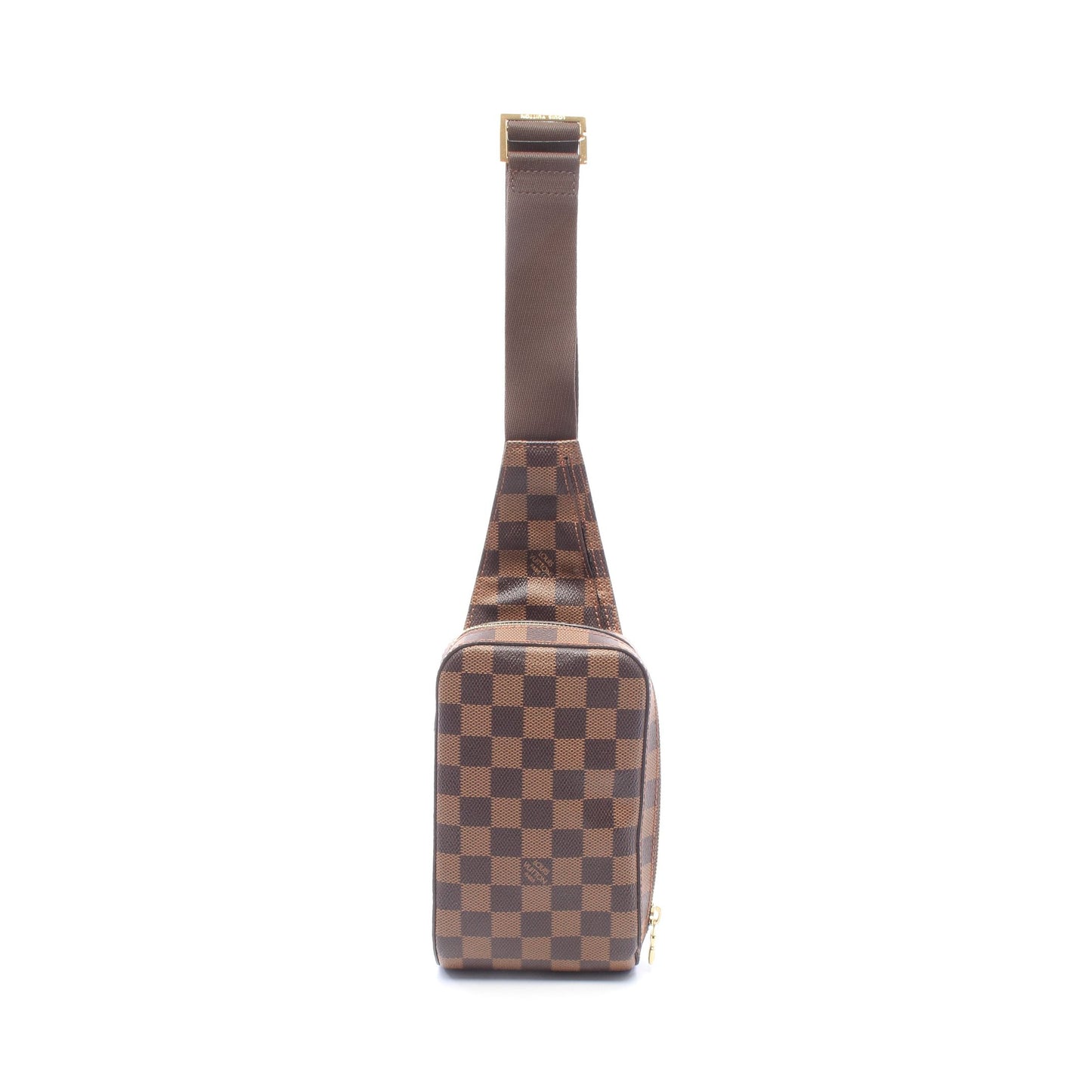 ジェロニモス ダミエエベヌ ボディバッグ PVC ブラウン ルイヴィトン バッグ LOUIS VUITTON