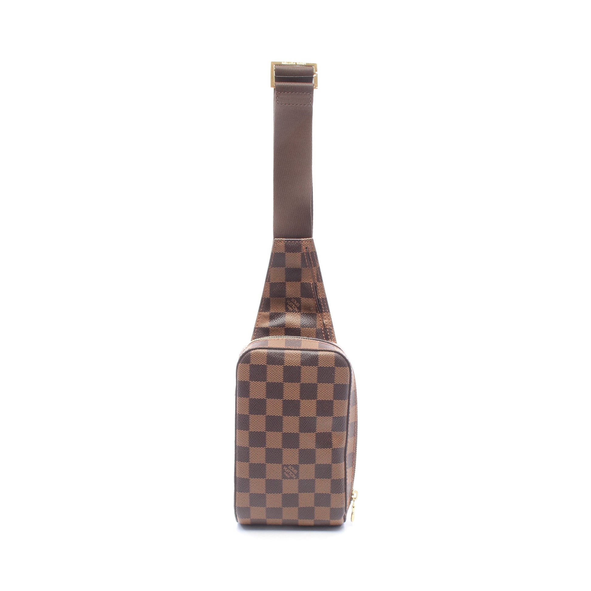 ジェロニモス ダミエエベヌ ボディバッグ PVC ブラウン ルイヴィトン バッグ LOUIS VUITTON