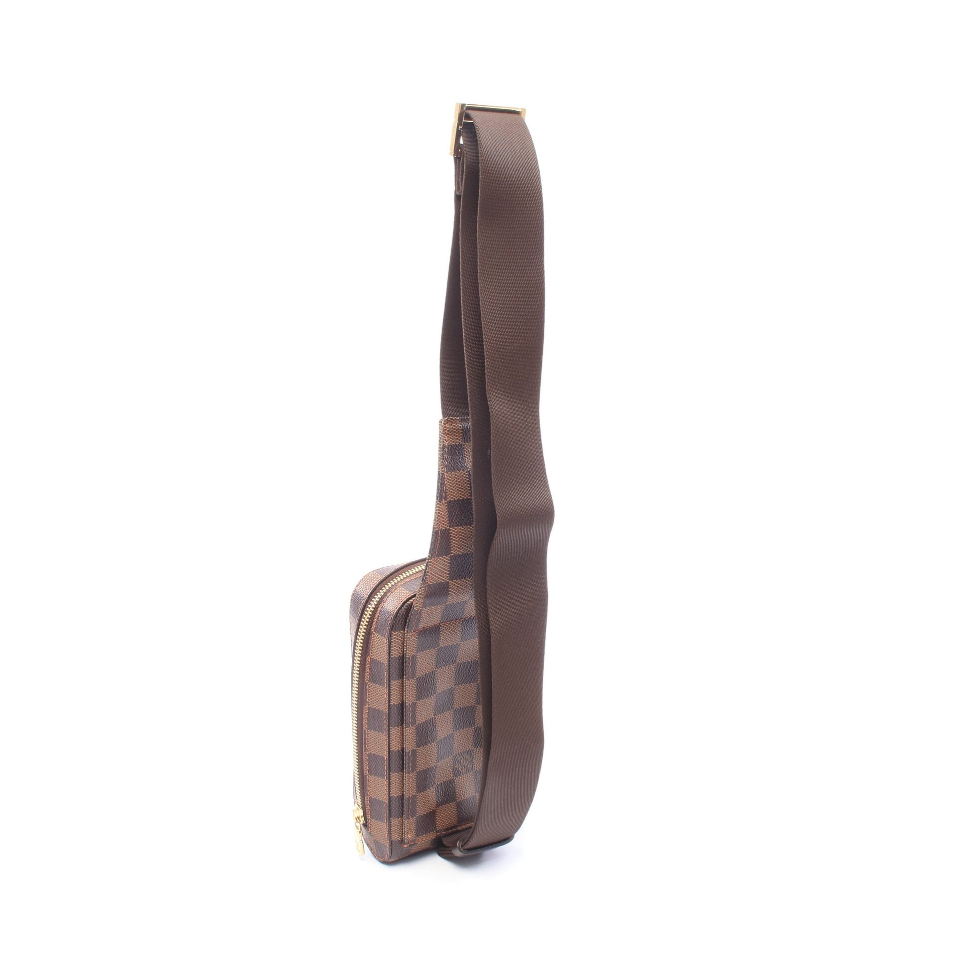 ジェロニモス ダミエエベヌ ボディバッグ PVC ブラウン ルイヴィトン バッグ LOUIS VUITTON