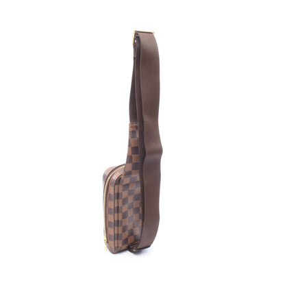 ジェロニモス ダミエエベヌ ボディバッグ PVC ブラウン ルイヴィトン バッグ LOUIS VUITTON