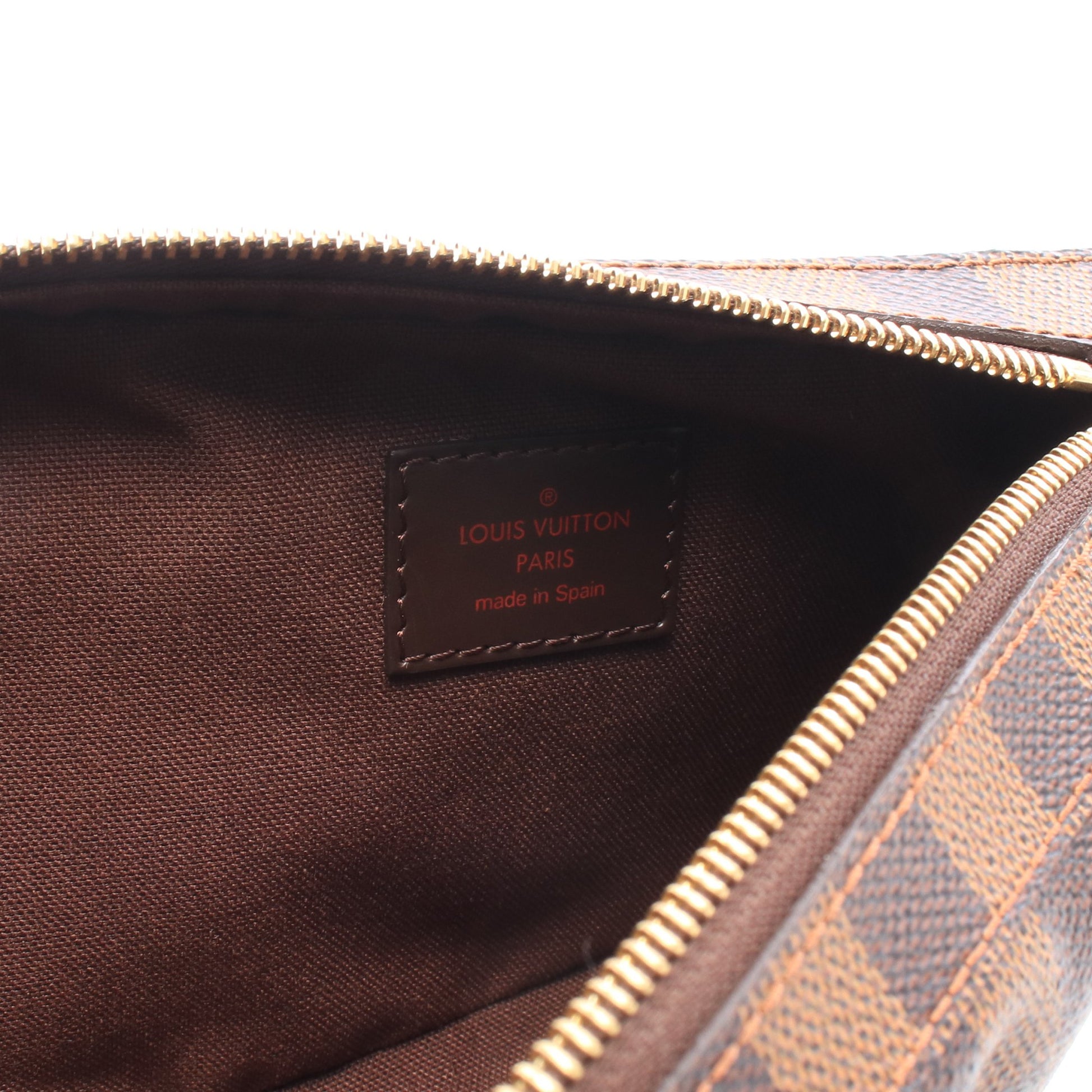 ジェロニモス ダミエエベヌ ボディバッグ PVC ブラウン ルイヴィトン バッグ LOUIS VUITTON