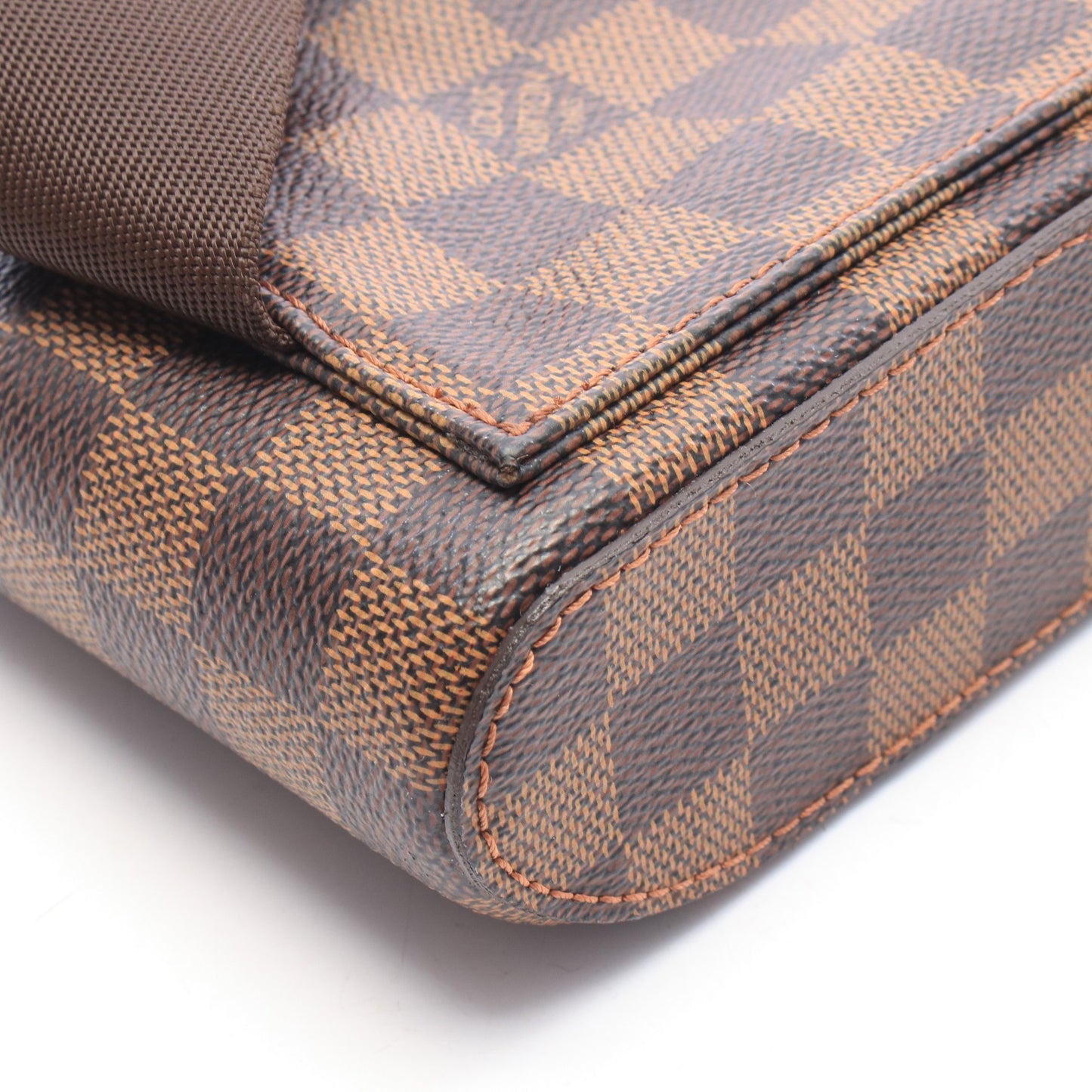 ジェロニモス ダミエエベヌ ボディバッグ PVC ブラウン ルイヴィトン バッグ LOUIS VUITTON
