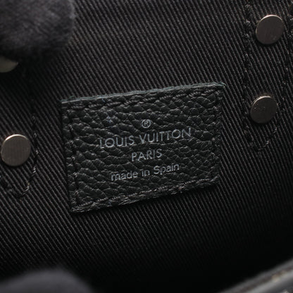 サックプラ XS ダミエチェッカーボード ノワール 2WAY ハンドバッグ レザー ブラック ルイヴィトン バッグ LOUIS VUITTON
