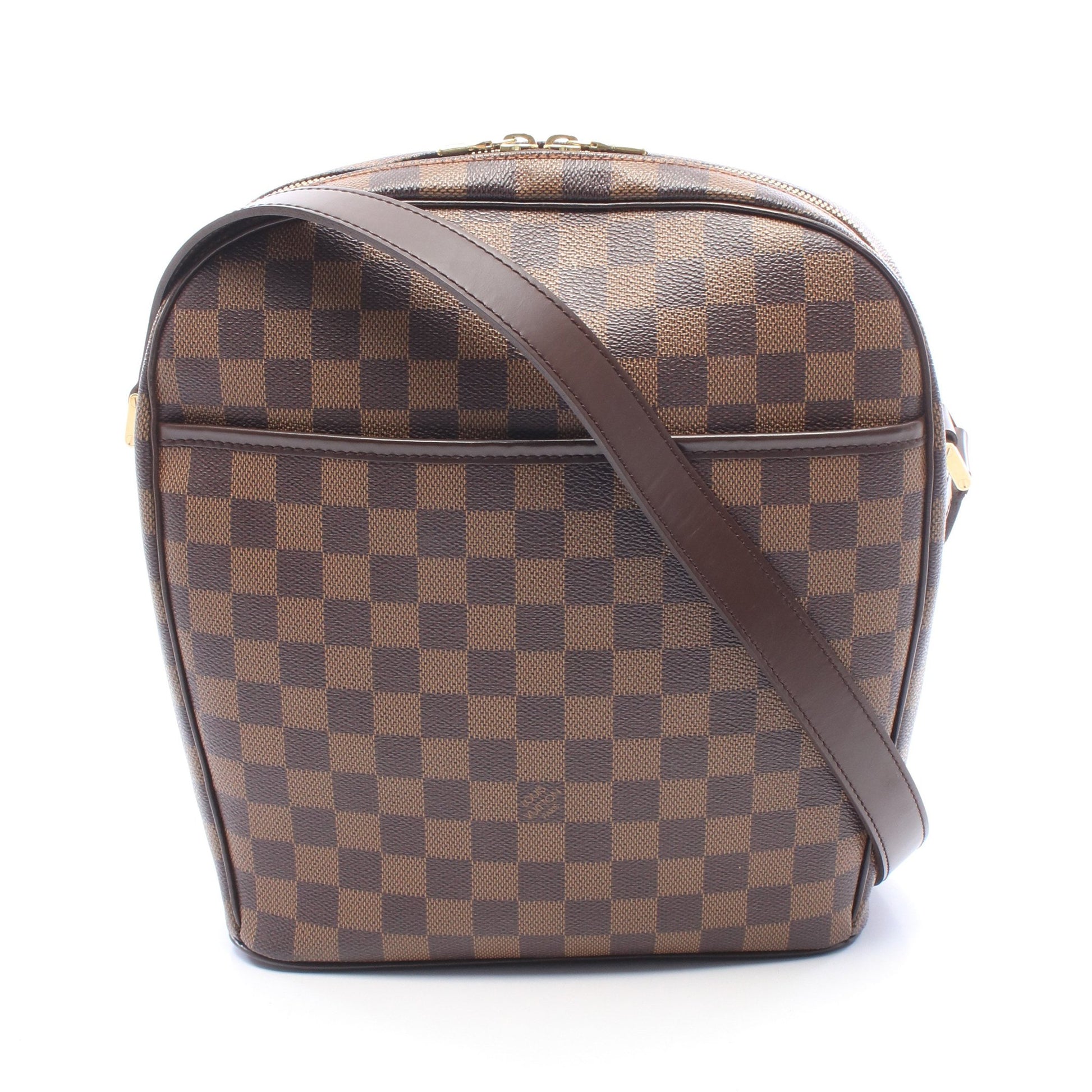 イパネマGM ダミエエベヌ ショルダーバッグ PVC レザー ブラウン ルイヴィトン バッグ LOUIS VUITTON