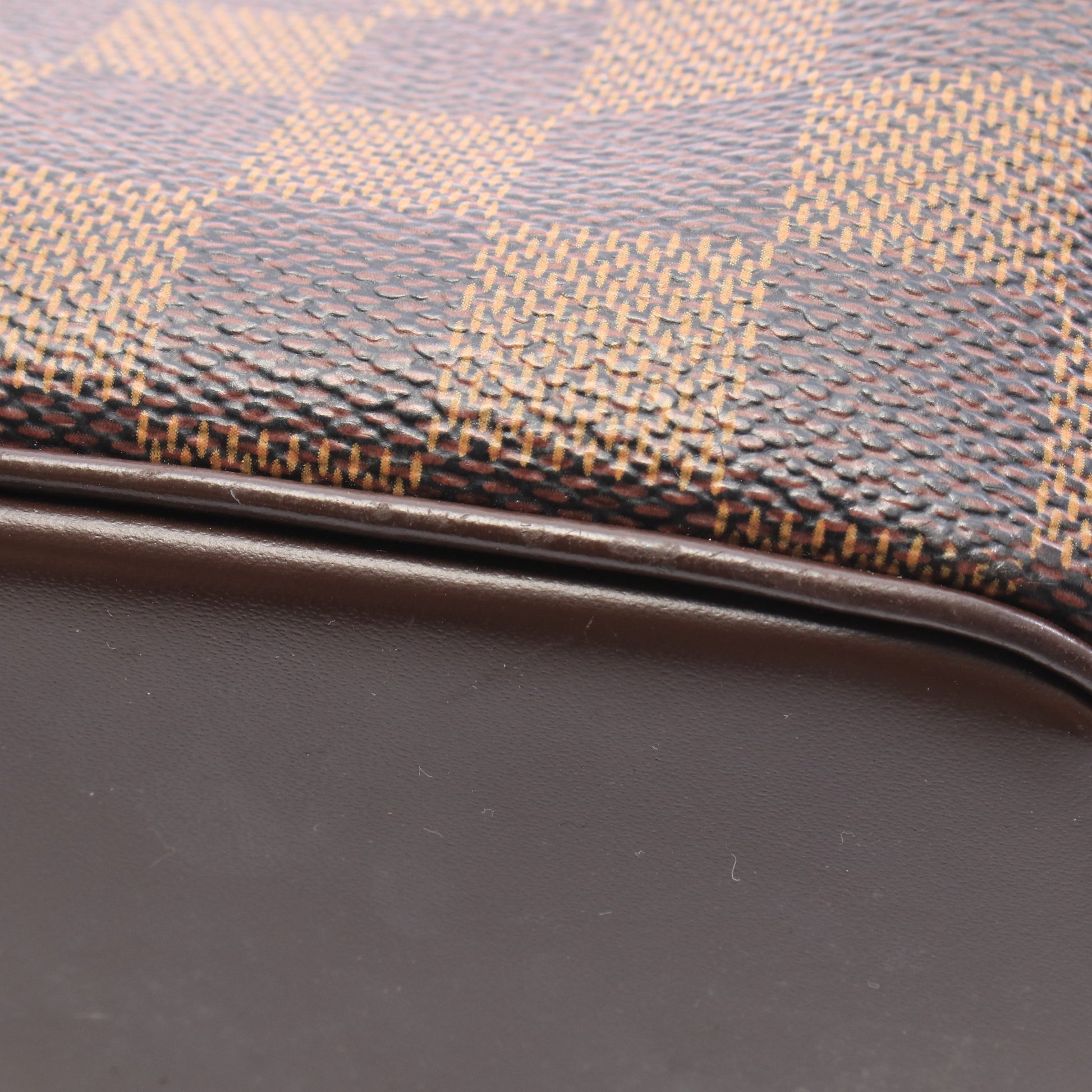 イパネマGM ダミエエベヌ ショルダーバッグ PVC レザー ブラウン ルイヴィトン バッグ LOUIS VUITTON
