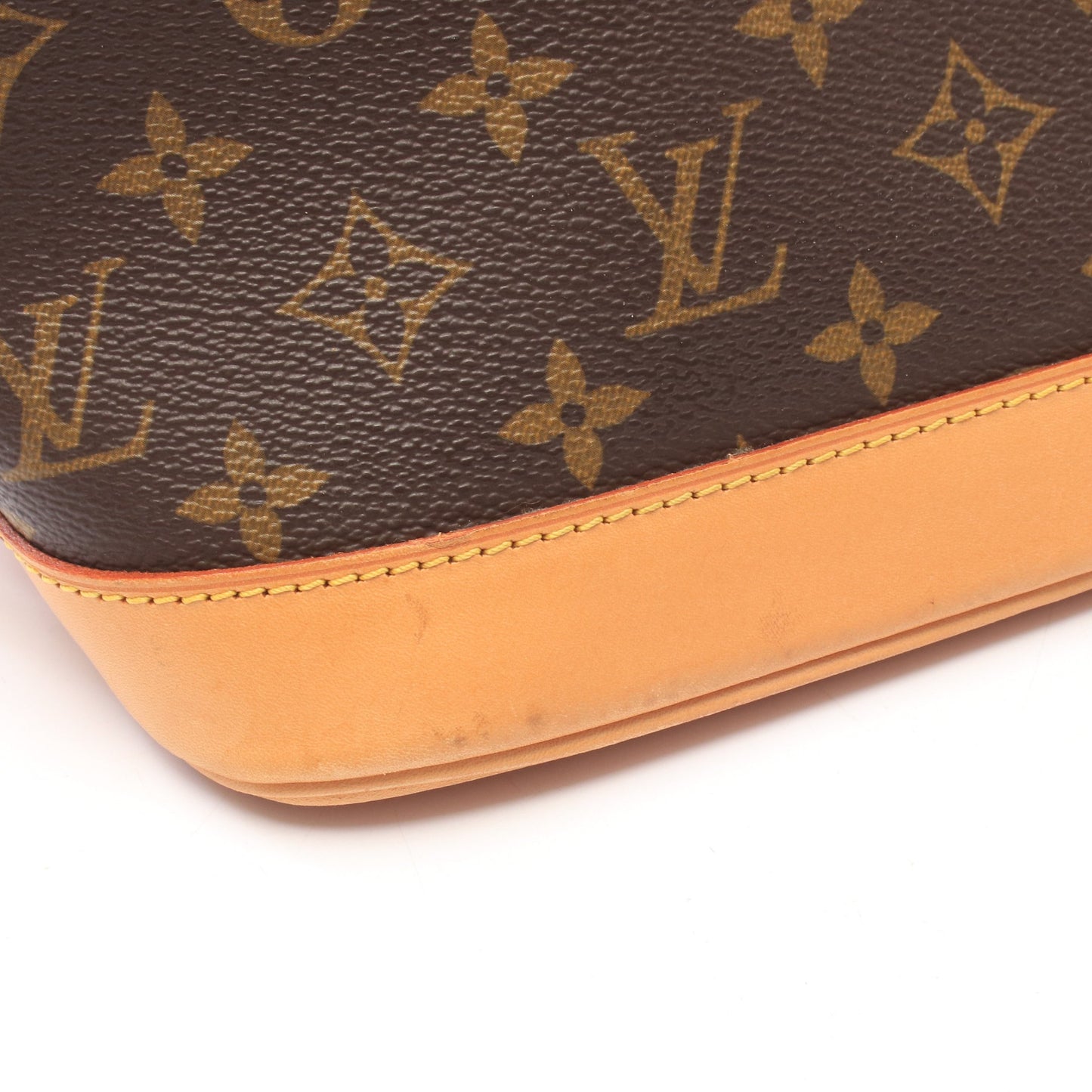 アルマPM モノグラム ハンドバッグ PVC レザー ブラウン ルイヴィトン バッグ LOUIS VUITTON