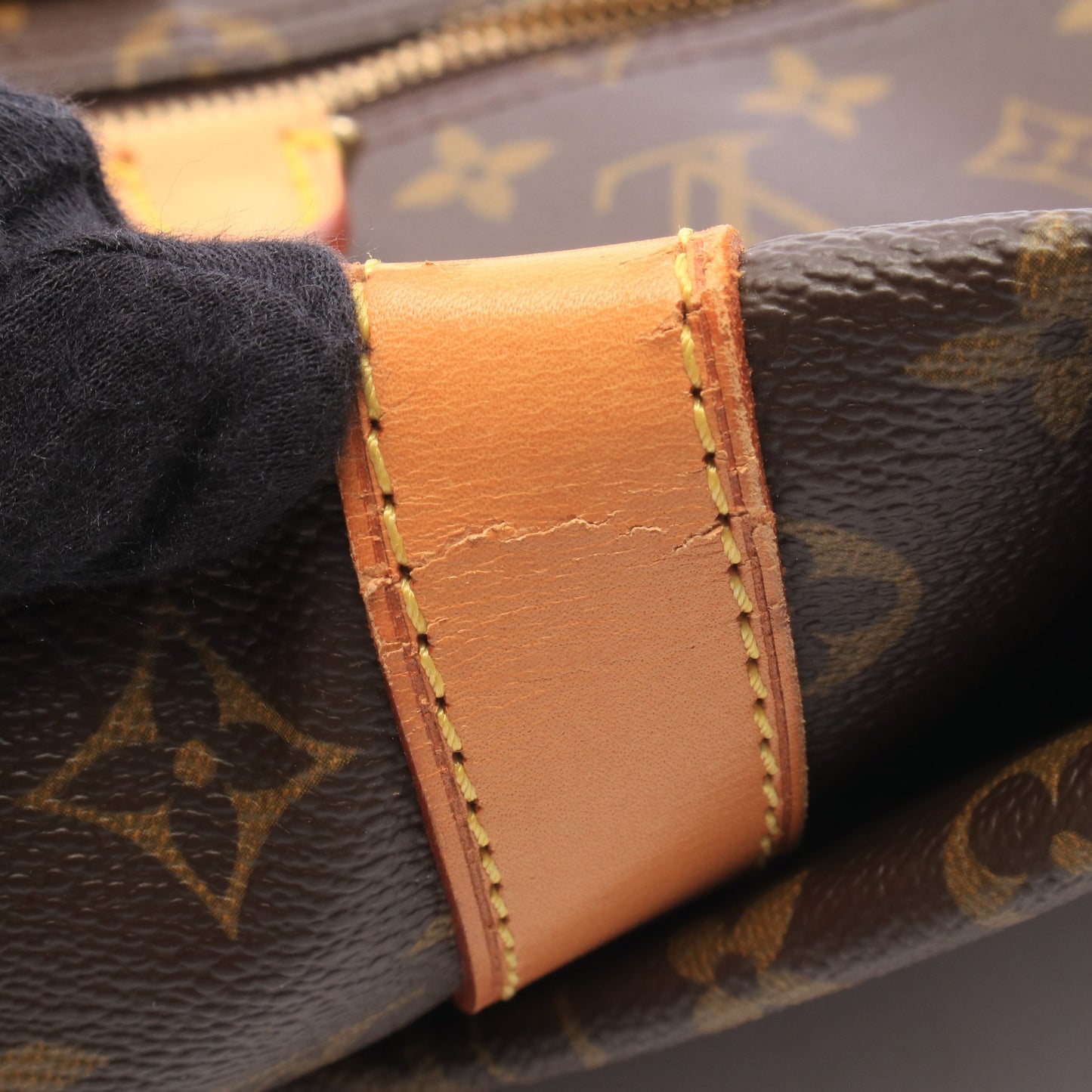 キーポル50 モノグラム ボストンバッグ PVC レザー ブラウン ルイヴィトン バッグ LOUIS VUITTON