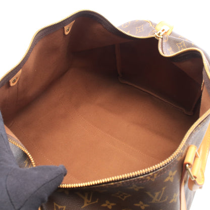 キーポル50 モノグラム ボストンバッグ PVC レザー ブラウン ルイヴィトン バッグ LOUIS VUITTON