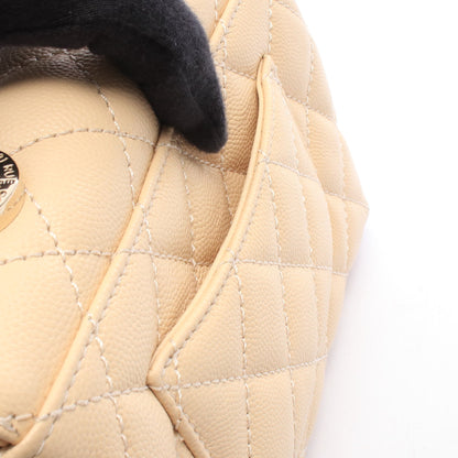 ココハンドルXXS トップハンドル ハンドバッグ キャビアスキン ライトベージュ ゴールド金具 シャネル バッグ CHANEL