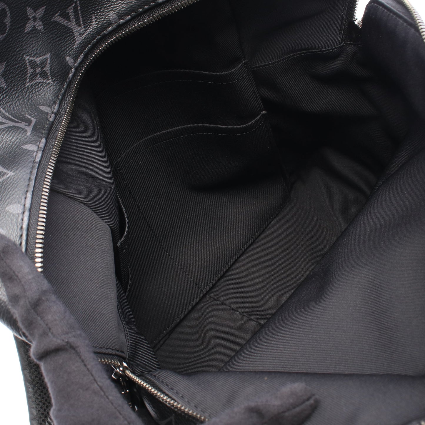 アポロ モノグラムエクリプス バックパック リュックサック PVC レザー ブラック ルイヴィトン バッグ LOUIS VUITTON