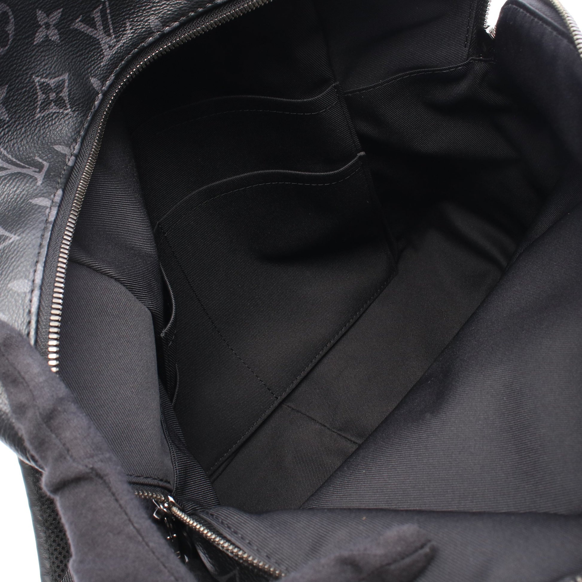 アポロ モノグラムエクリプス バックパック リュックサック PVC レザー ブラック ルイヴィトン バッグ LOUIS VUITTON