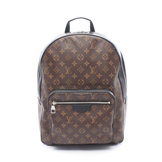 ジョッシュ モノグラムマカサー バックパック リュックサック PVC レザー ブラウン ブラック ルイヴィトン バッグ LOUIS VUITTON