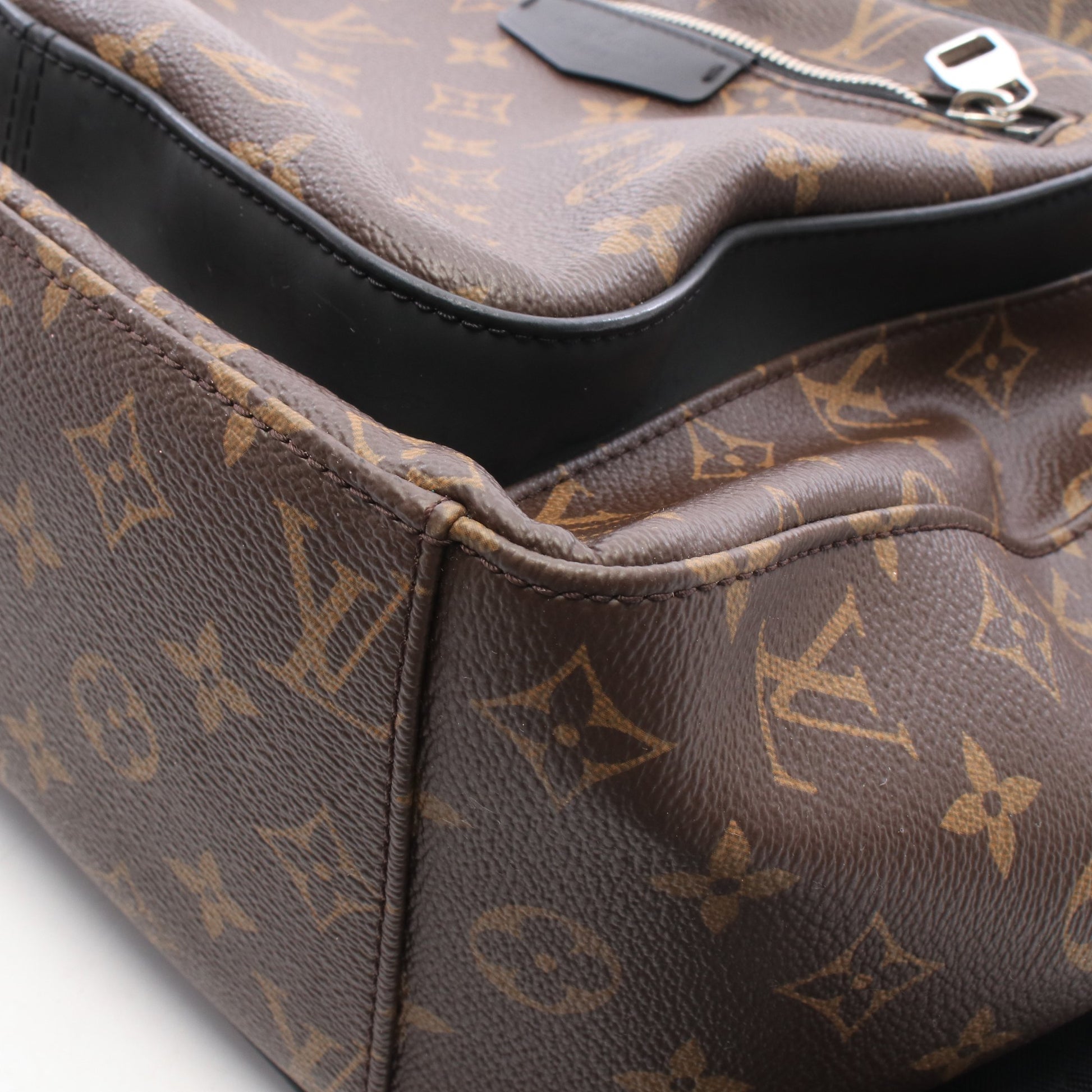 ジョッシュ モノグラムマカサー バックパック リュックサック PVC レザー ブラウン ブラック ルイヴィトン バッグ LOUIS VUITTON