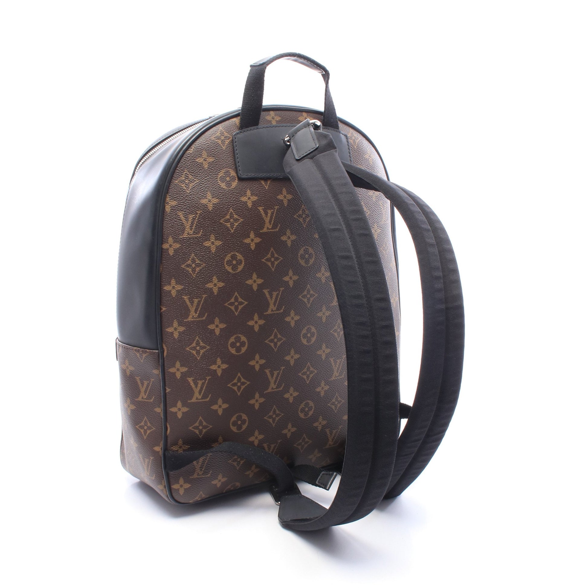 ジョッシュ モノグラムマカサー バックパック リュックサック PVC レザー ブラウン ブラック ルイヴィトン バッグ LOUIS VUITTON