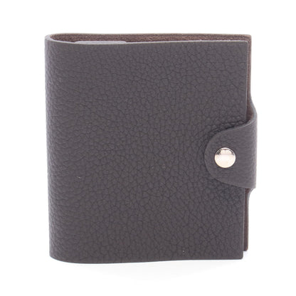 ユリス ミニ マカサー 手帳カバー トゴ ダークブラウン シルバー金具 X刻印 エルメス 財布・小物 HERMES