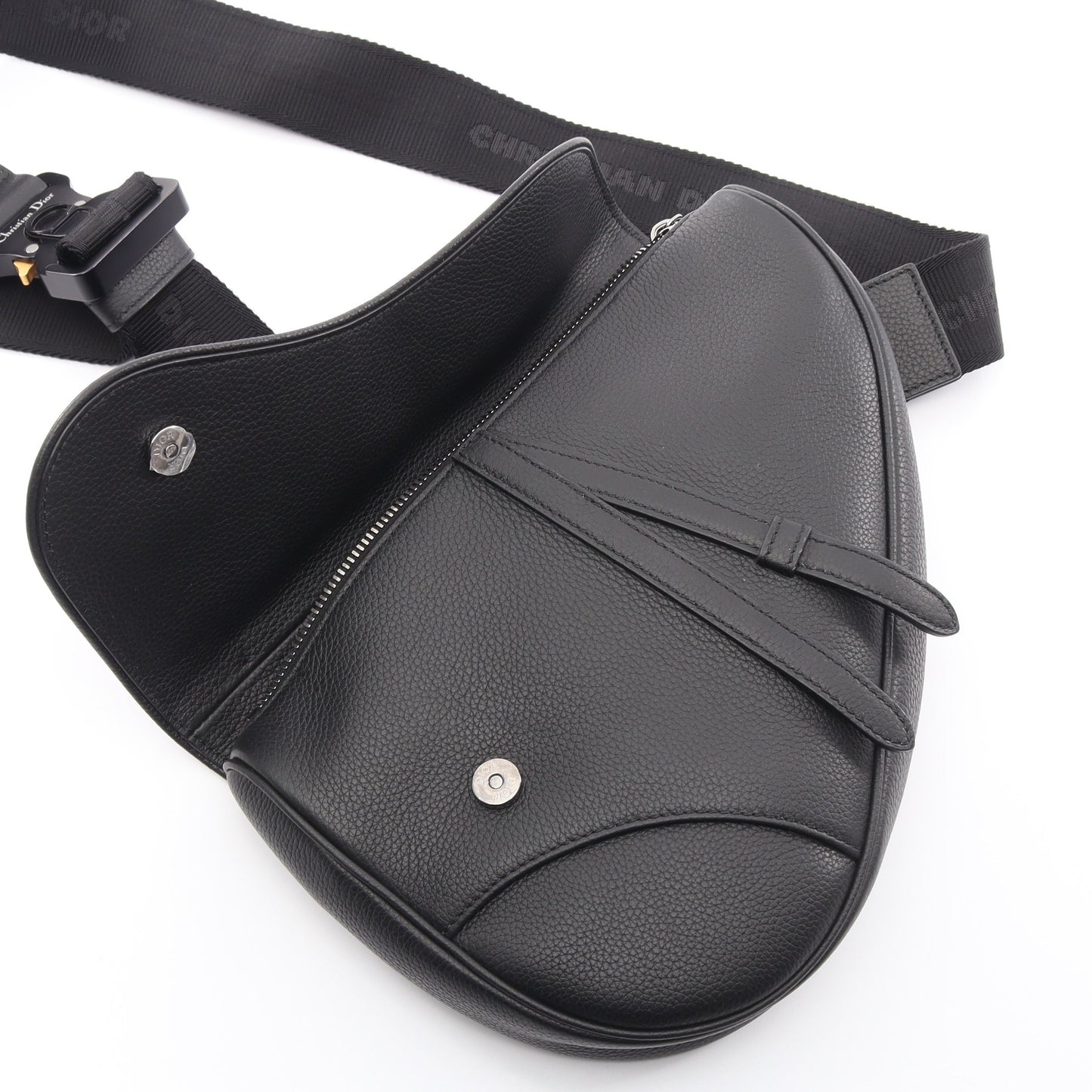 DIOR × ERL SADDLE サドル ボディバッグ レザー ブラック クリスチャンディオール
