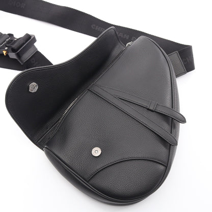 DIOR × ERL SADDLE サドル ボディバッグ レザー ブラック クリスチャンディオール