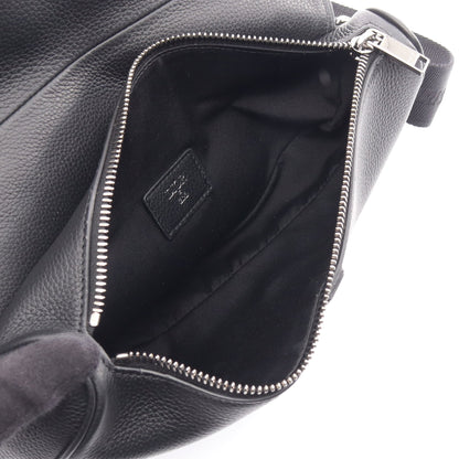 DIOR × ERL SADDLE サドル ボディバッグ レザー ブラック クリスチャンディオール