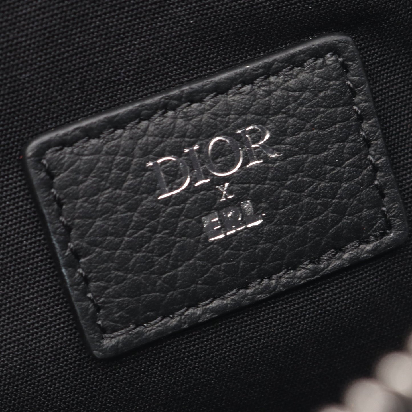DIOR × ERL SADDLE サドル ボディバッグ レザー ブラック クリスチャンディオール