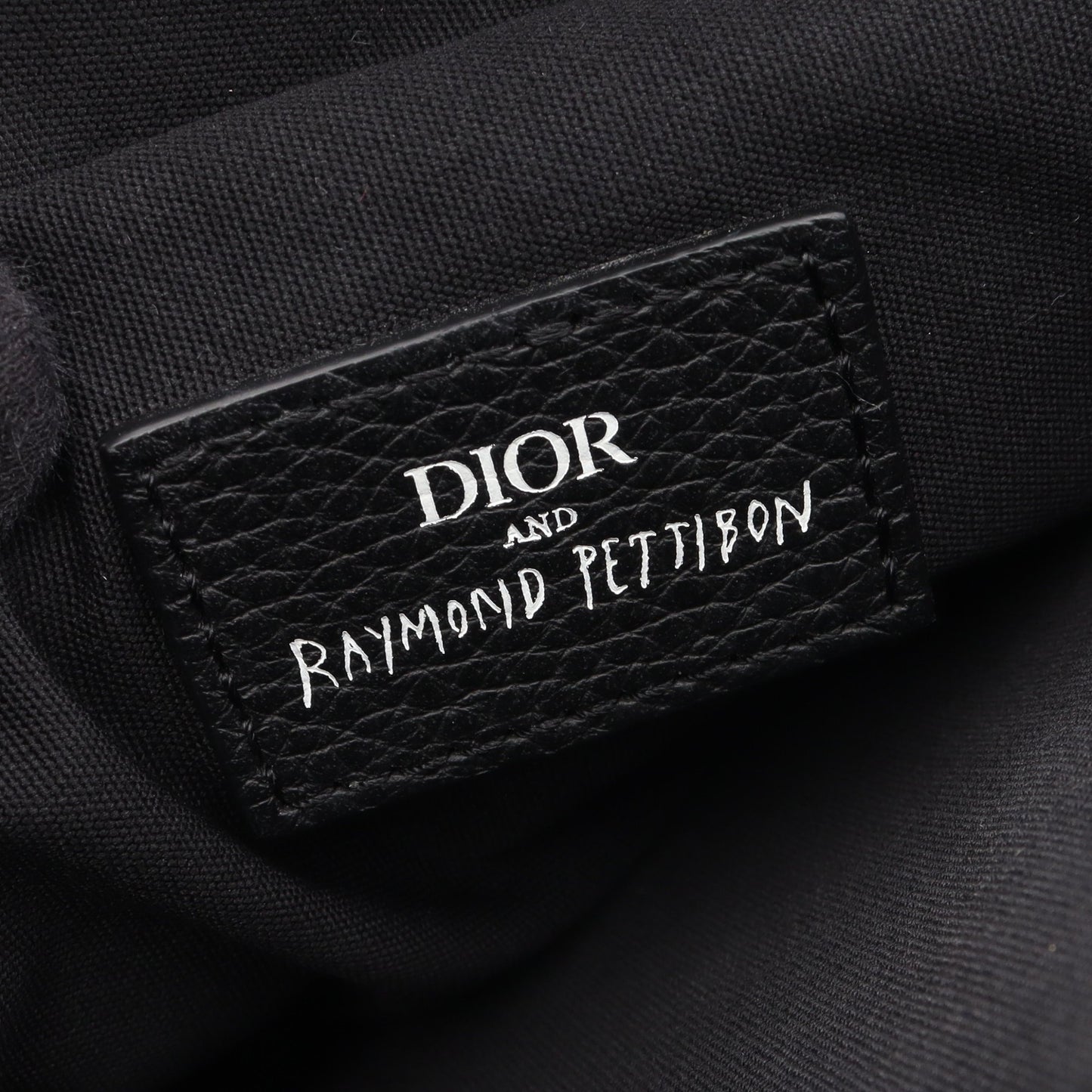 DIOR × Raymond Pettibon SADDLE サドル オブリーク ボディバッグ キャンバス レザー ネイビー ホワイト ブラック クリスチャンディオール
