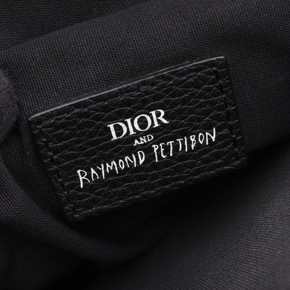 DIOR × Raymond Pettibon SADDLE サドル オブリーク ボディバッグ キャンバス レザー ネイビー ホワイト ブラック クリスチャンディオール