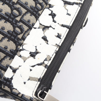 DIOR × Raymond Pettibon SADDLE サドル オブリーク ボディバッグ キャンバス レザー ネイビー ホワイト ブラック クリスチャンディオール