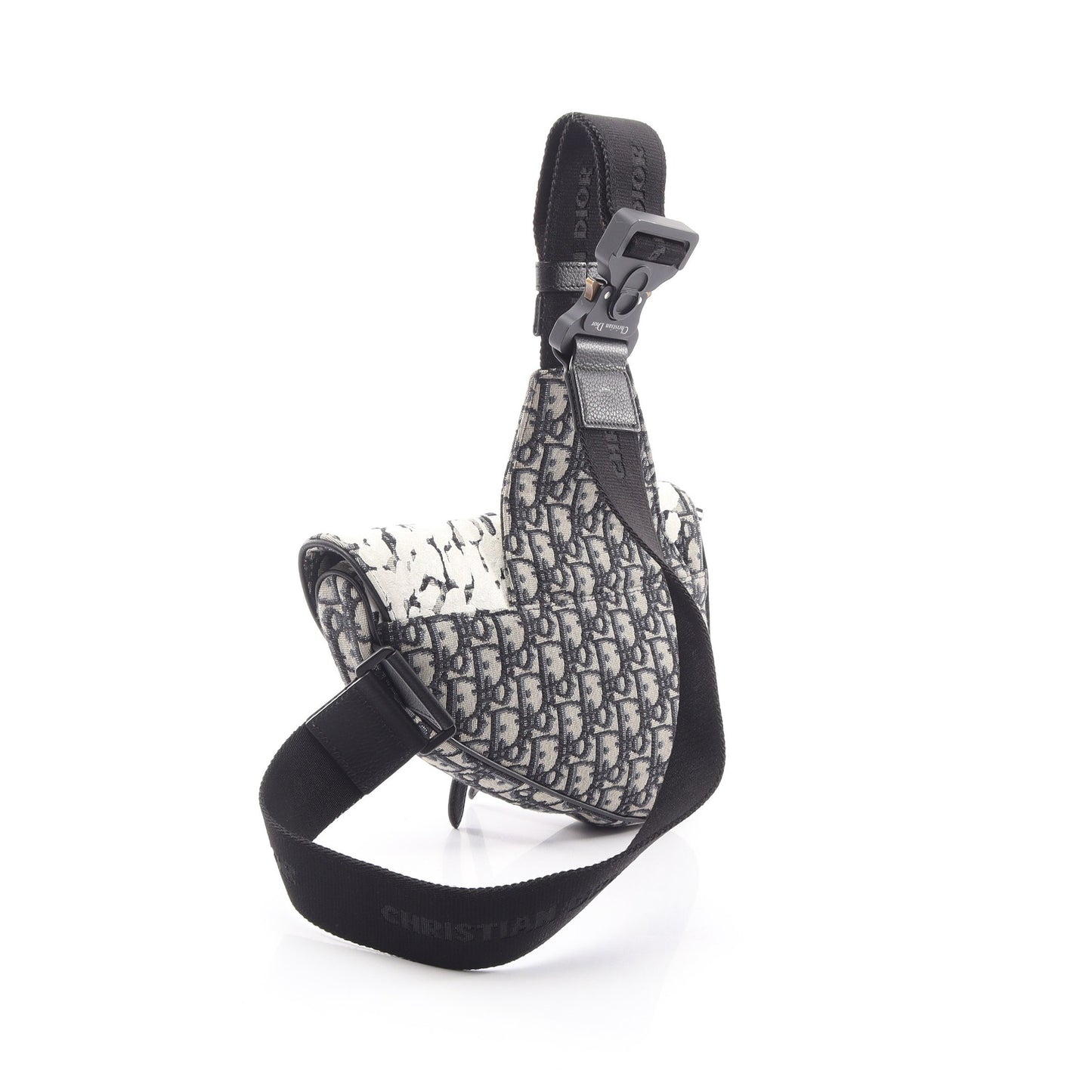 DIOR × Raymond Pettibon SADDLE サドル オブリーク ボディバッグ キャンバス レザー ネイビー ホワイト ブラック クリスチャンディオール