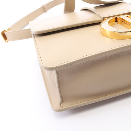 30 Montaigne ショルダーバッグ レザー ライトベージュ クリスチャンディオール