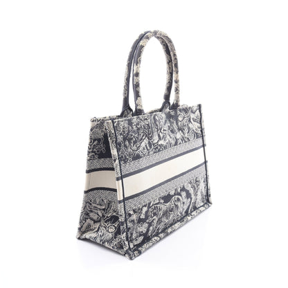 BOOK TOTE ブックトート ミディアム トワル ドゥ ジュイ ハンドバッグ トートバッグ キャンバス ネイビー オフホワイト クリスチャンディオール